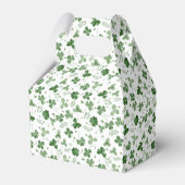 Soft Waterverf Shamrock Pattern Bedankdoosjes (Voorkant Zijde)