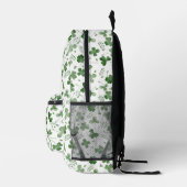 Soft Waterverf Shamrock Pattern Bedrukte Rugzak (Rechts)