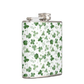 Soft Waterverf Shamrock Pattern Heupfles (Rechts)