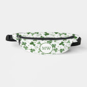 Soft Waterverf Shamrock Pattern Heuptasje (Voorkant)