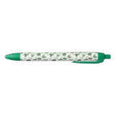 Soft Waterverf Shamrock Pattern Zwarte Inkt Pen (Bodem)