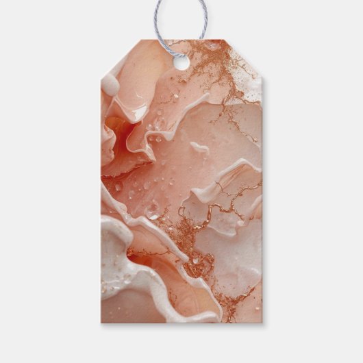 Soft Waves & Golden Lines Cadeaulabel (Voorkant)