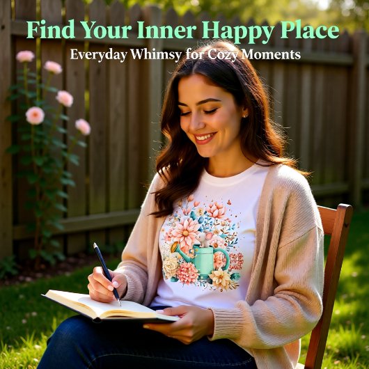 Soft Whimsical Spring Mouse Tri-Blend Shirt