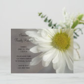 Soft White Daisy Family Reunion Invitation (Debout devant)
