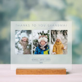 Soft White Family Minimalist 3 Photos Collage (Neutre)