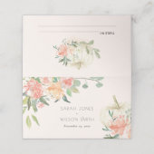 Soft White Pumpkin Blush Floral Wedding (Buitenkant ongevouwen)