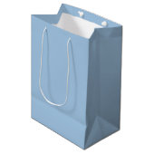 Soft Winter Blue Medium Cadeauzakje (Voorkant Gekanteld)