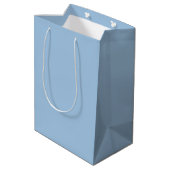 Soft Winter Blue Medium Cadeauzakje (Achterkant Gekanteld)