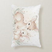 Soft Winter Dreams – MerryMist Girls | Deer & Bunn Accent Kussen (Voorkant(Verticaal))