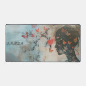 Soft Woman Silhouette with Hearts (Recto)