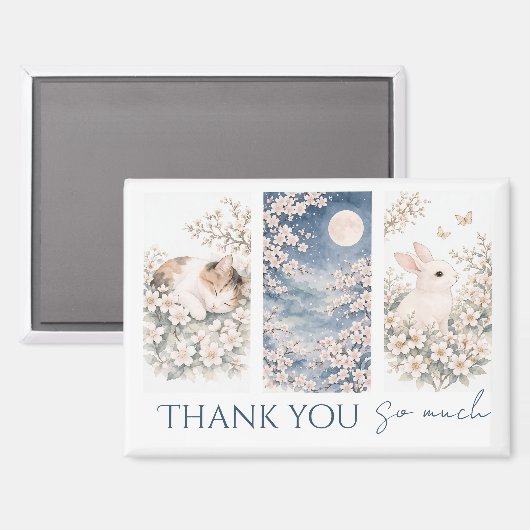 Soft Woodland Animals Magnet (Recto/Verso)