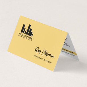 Soft Yellow QR-code foto Sociale media-pictogramme Visitekaartjes