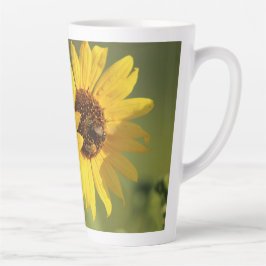 Soft Yellow Wild Sunflowers and Bees Photograph Latte Mok