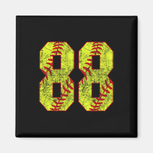 Softbal #88 Fastpitch Softbal Moeder Nummer 88 Spe Magneet