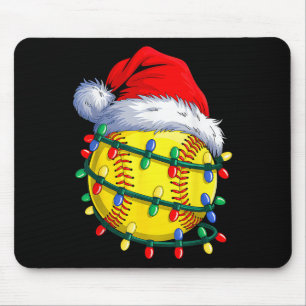 Softbal Bal Sinterklaas Hoed Kerst Softbal Kerstmi Muismat