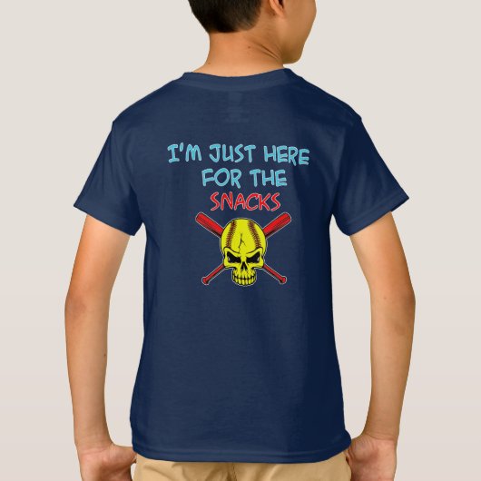 Softbal Broer T-shirt (Achterkant)