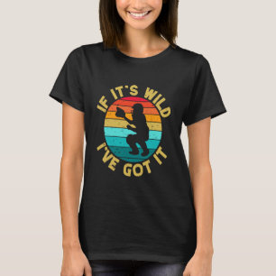 Softbal Catcher Als Het Wild Is Gevangen Softbal M T-shirt