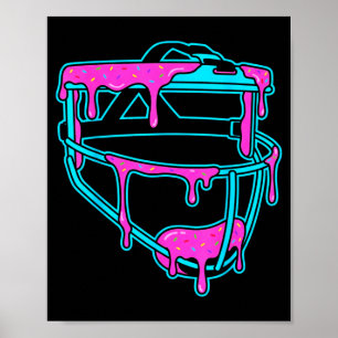 Softbal Catcher Druppel Ijs Masker Strooigoed Gam Poster