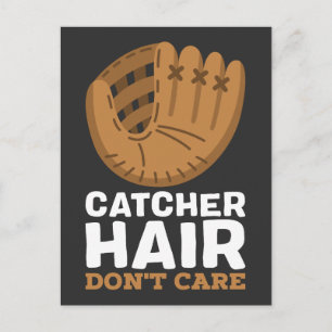 Softbal - Catcher Haar Maakt Niet Uit Briefkaart