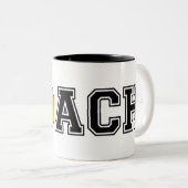 Softbal coach dank u geschenk koffie mok (Voorkant rechts)