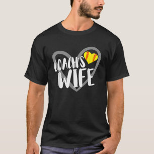 Softbal Coach's vrouw T-shirt