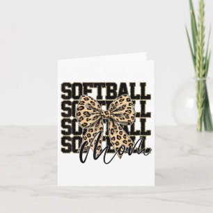 Softbal Coquette Boog Softbal Moeder Speldag Softb Kaart