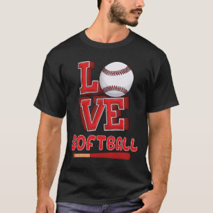 Softbal Grafische T-Shirts met Spreuk voor Tiener