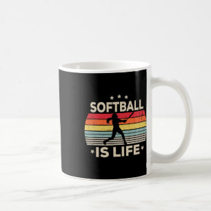 Softbal Is Leven Meisjes Vrouwen Kinderen Peuter S Koffiemok