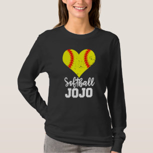 Softbal Jojo Softbal Hart Oma JoJo T-shirt