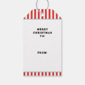 Softbal Kerstcadeau Tags Cadeaulabel (Achterkant)
