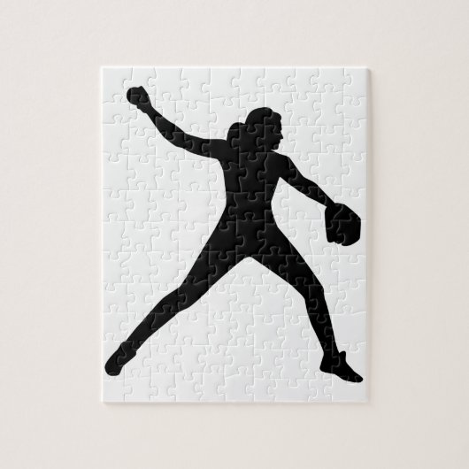 Softbal Legpuzzel (Verticaal)