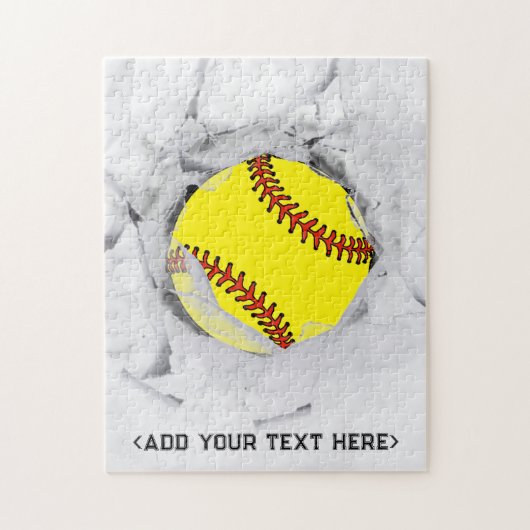 Softbal legpuzzel (Verticaal)