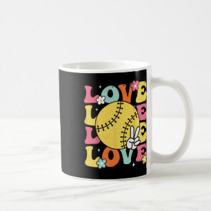 Softbal Liefde Cute Softbal Shirts Voor Vrouwen Mo Koffiemok