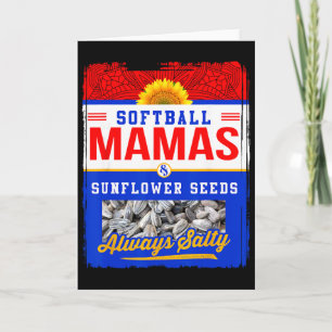 Softbal Mama's En Zonnebloempitten Altijd Zout Sh Kaart