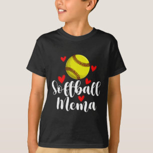 Softbal Mema Van Een Softbalspeler Mema T-shirt