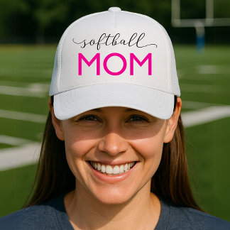 Softbal Mom Sportief Trucker Pet