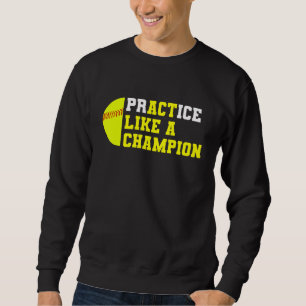 Softbal oefenen als een kampioen vanger pitcher trui