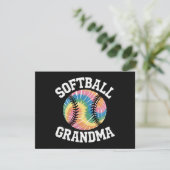 Softbal oma kaart (Staand voorkant)