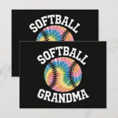 Softbal oma kaart (Voorkant / Achterkant)