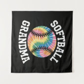 Softbal oma wandkleed (Voorkant (horizontaal))