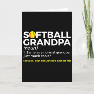 Softbal Opa Definitie Grootste van kleindochter Kaart