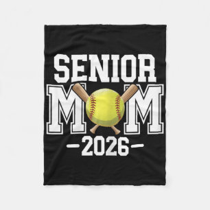 Softbal Senior Moeder, Kl Van 2026, Senior Avond A Fleece Deken