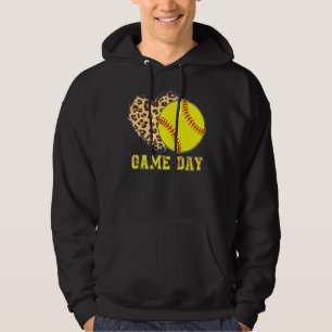 Softbal Speldag Leoprad Moeder Motheru2019s Dag Hoodie