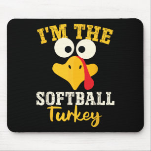 Softbal Turkije Voor Familie Matching Thanksgiving Muismat