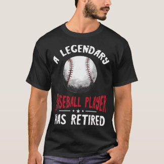 Softbal voor legendarische honkbalspelers t-shirt