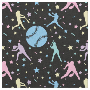 Softbal voor meisjes - Vrouwelijke spelers met ste Stof