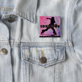 softball26 vierkante button 5,1 cm (In situ)