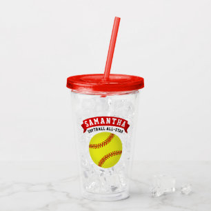 Softball All-Star Acryl Drinkbeker