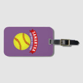 Softball All-Star Bagagelabel (Voorkant (horizontaal))