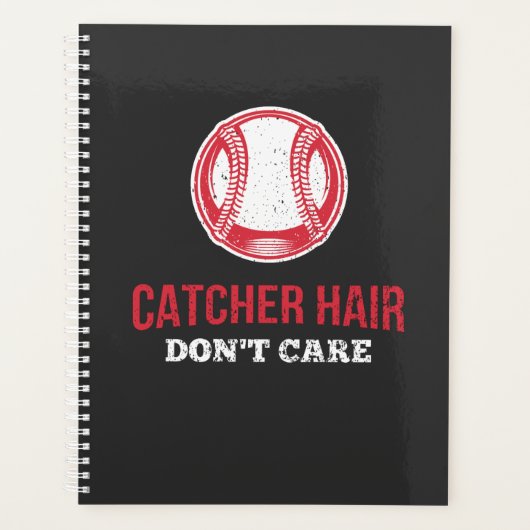 Softball - Attitude de Cheveux de Receveur (Devant)